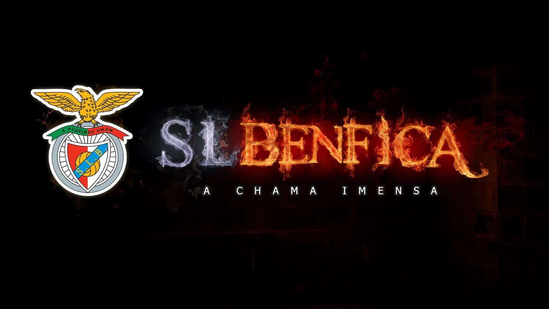 S L Benfica Flaming Logo Wallpaper Wallpaper