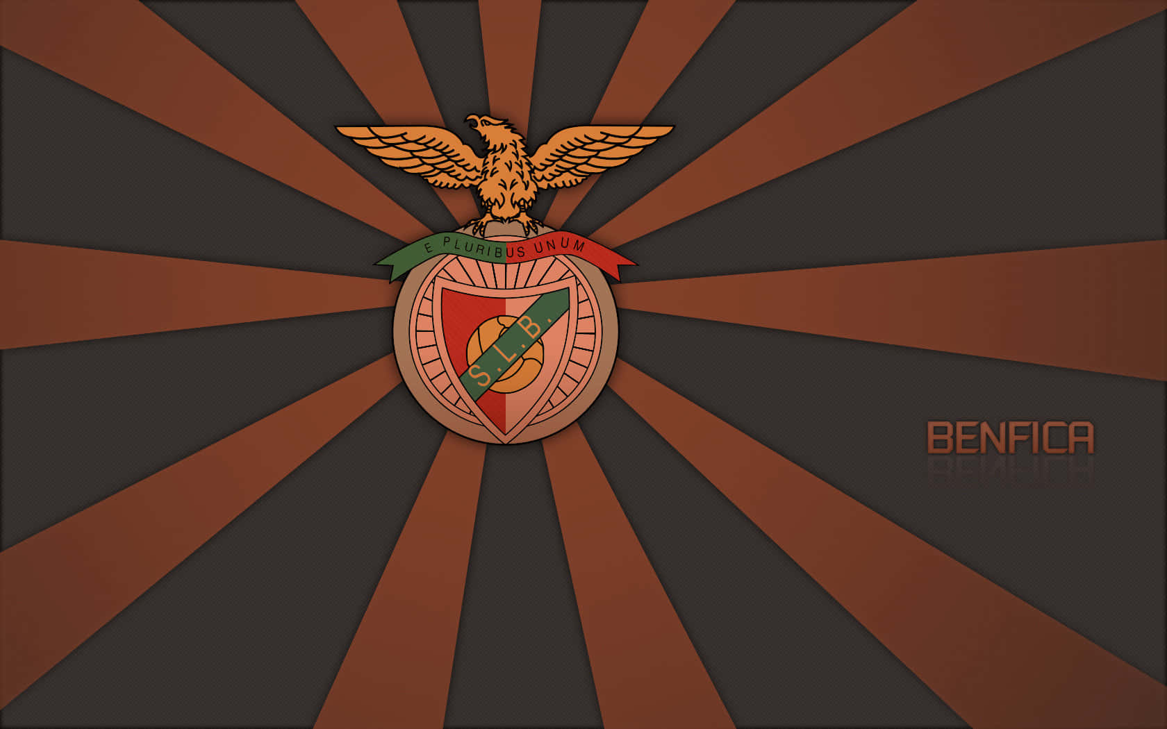 S L Benfica Logo Artistic Background Wallpaper