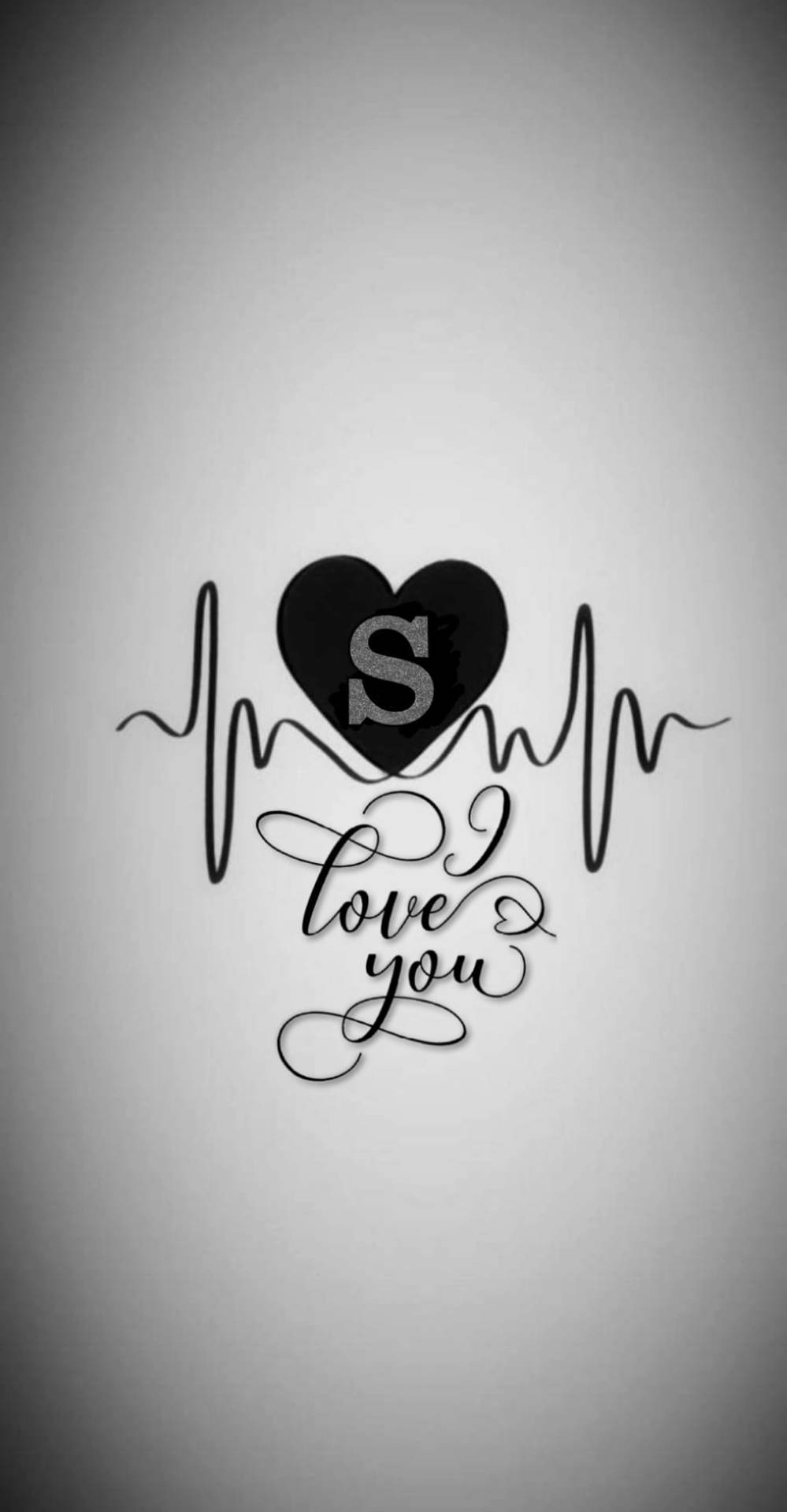 Heartbeat Lover Couple iPhone 8 Wallpapers Free Download