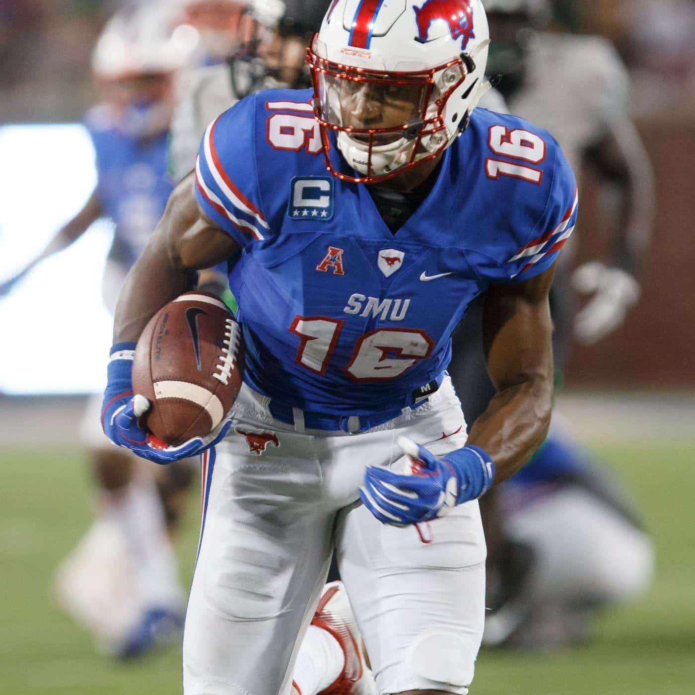 Smu Voetballer Courtland Sutton Rent Achtergrond