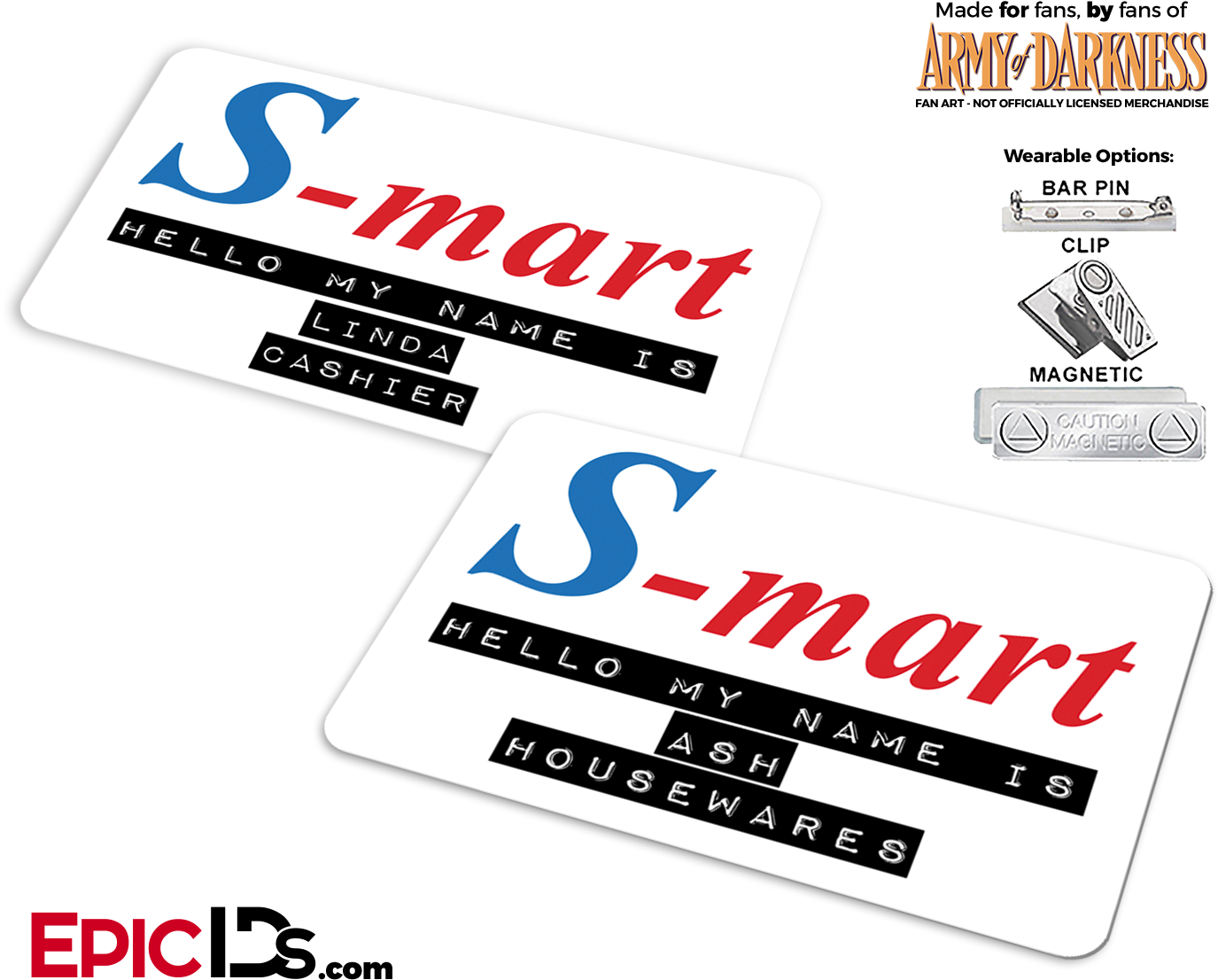 S Mart Employee Badges PNG