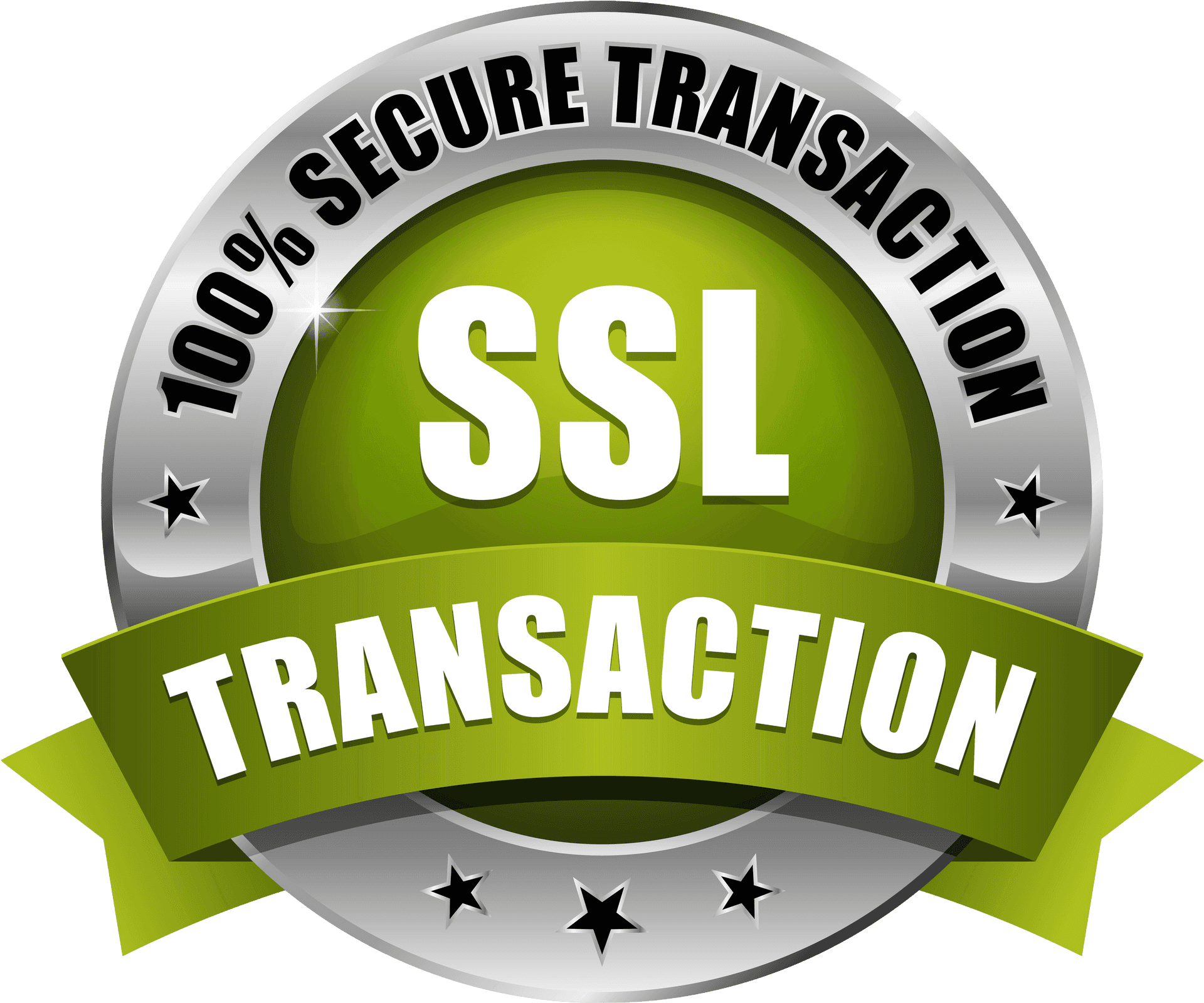 S S L Secure Transaction Badge PNG