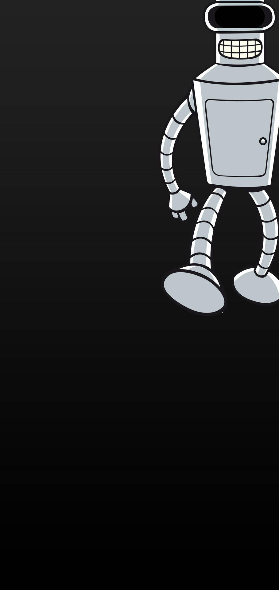 S10+ Bender fra Futurama. Wallpaper