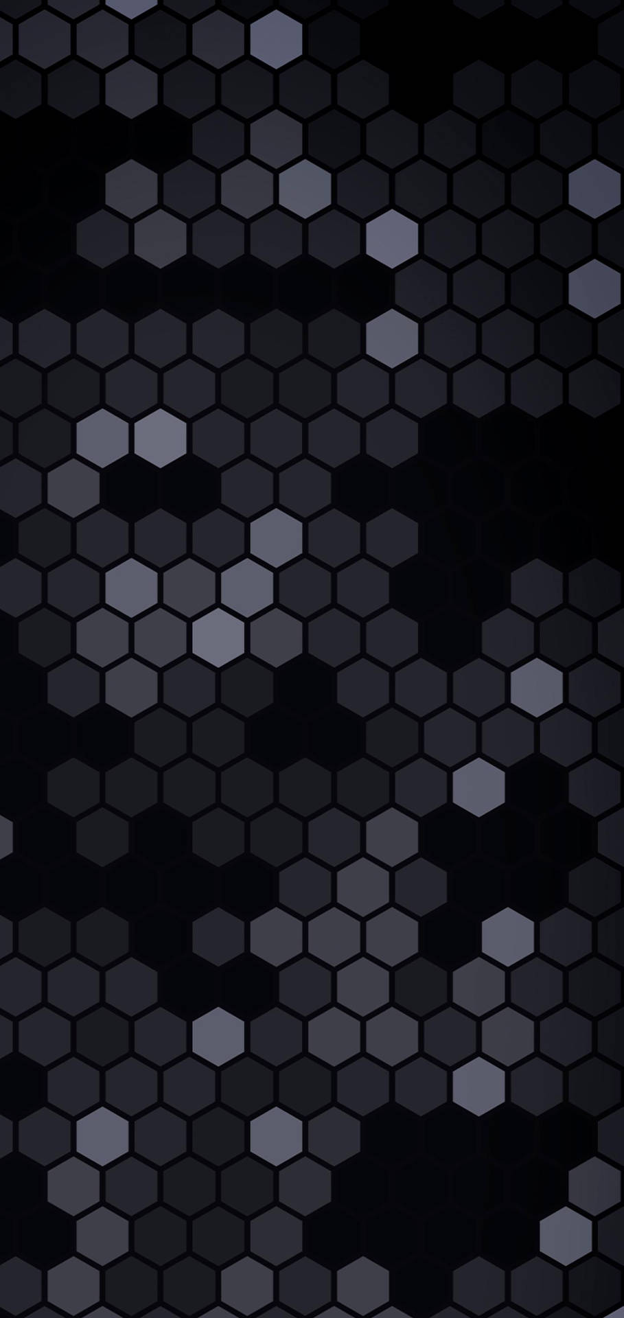 S10+sechseck Schwarz Abstrakt Wallpaper