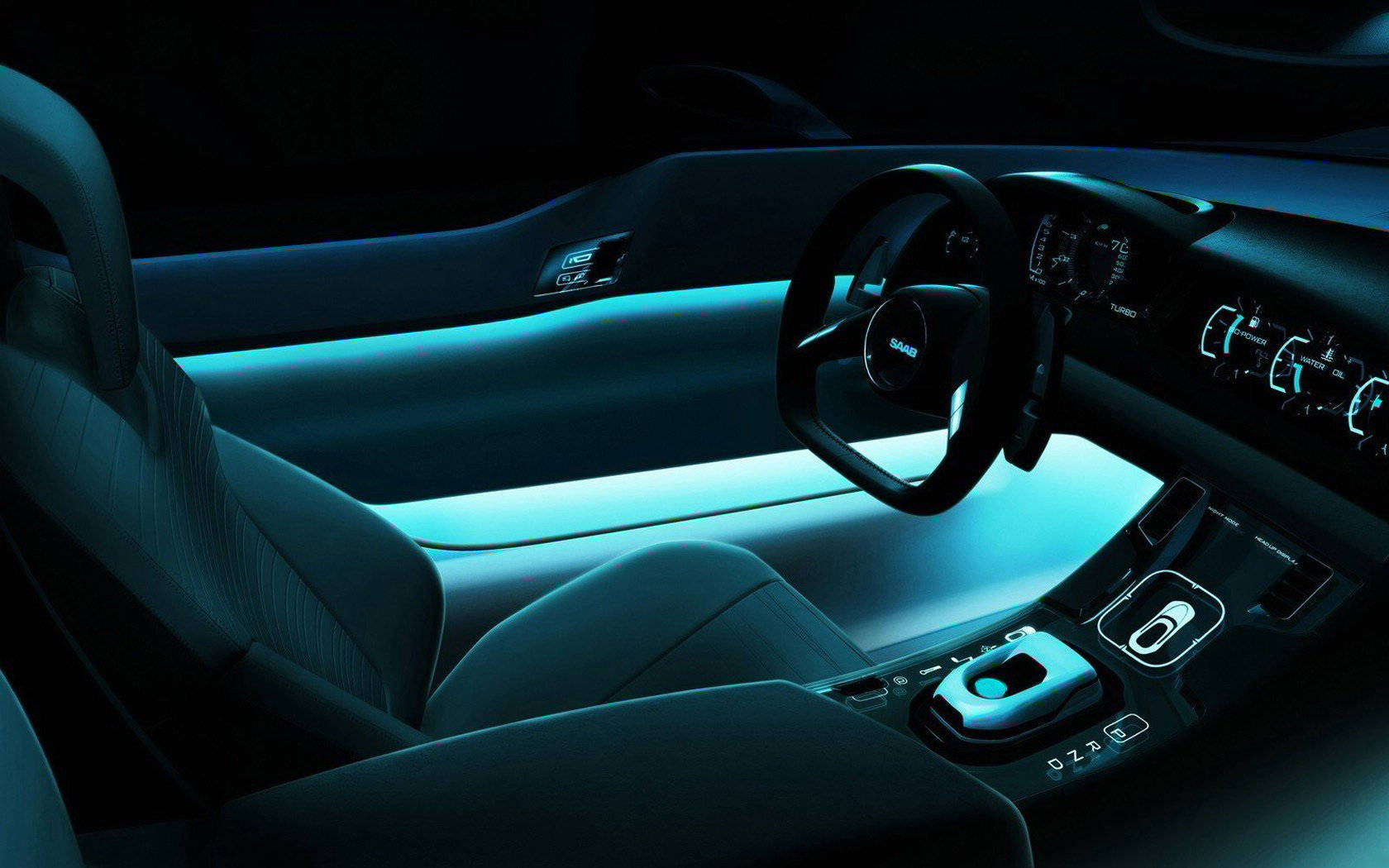 Saab Auto Interior Led Lights