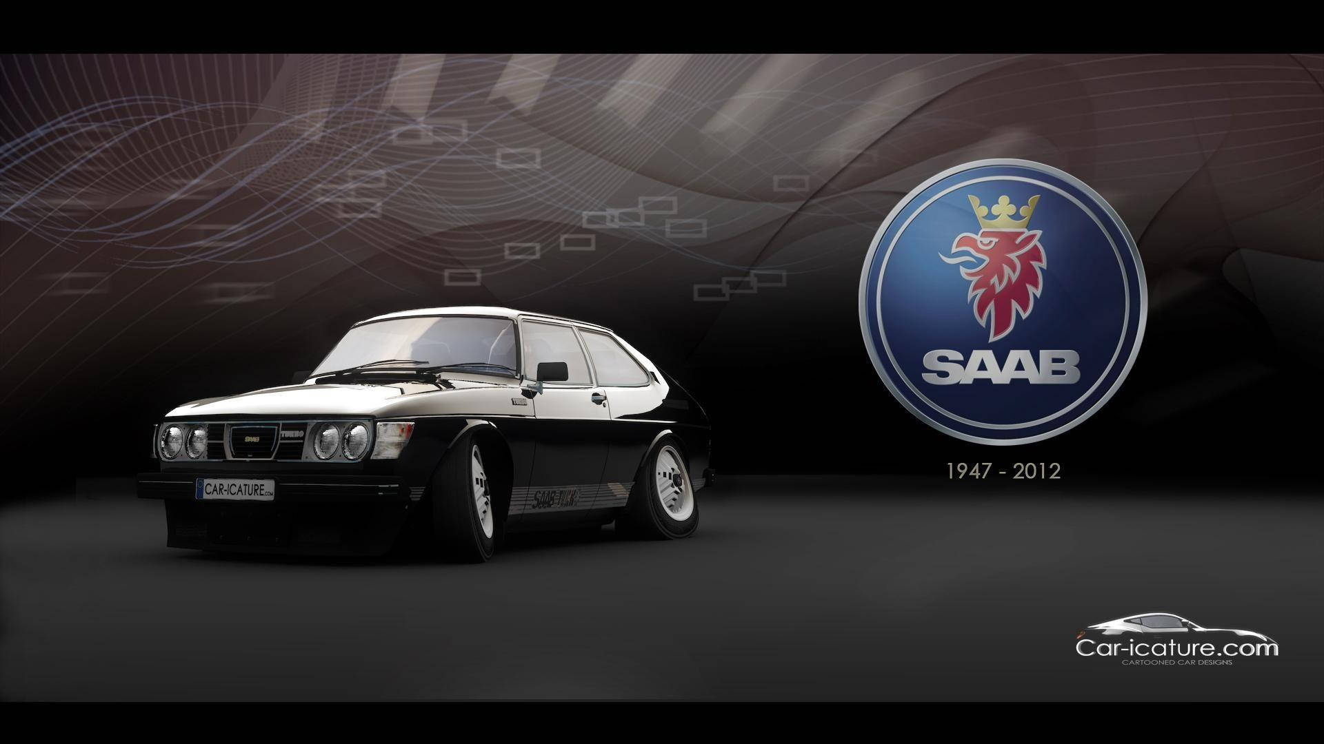 Saab Car Company Poster