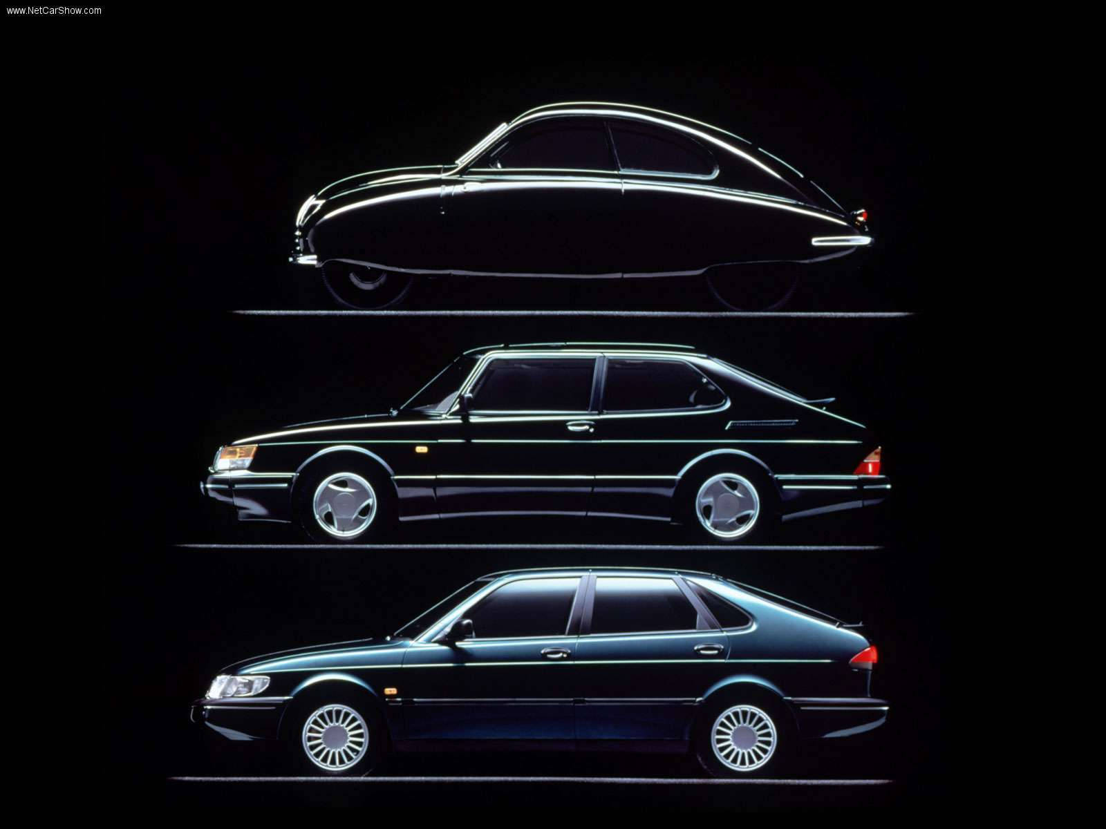 Saab Cars Poster