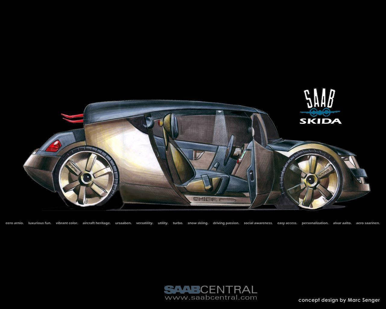 Saab Concept Car Art