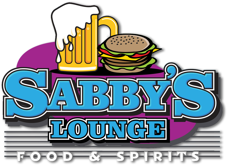 Sabbys Lounge Food Spirits Logo PNG