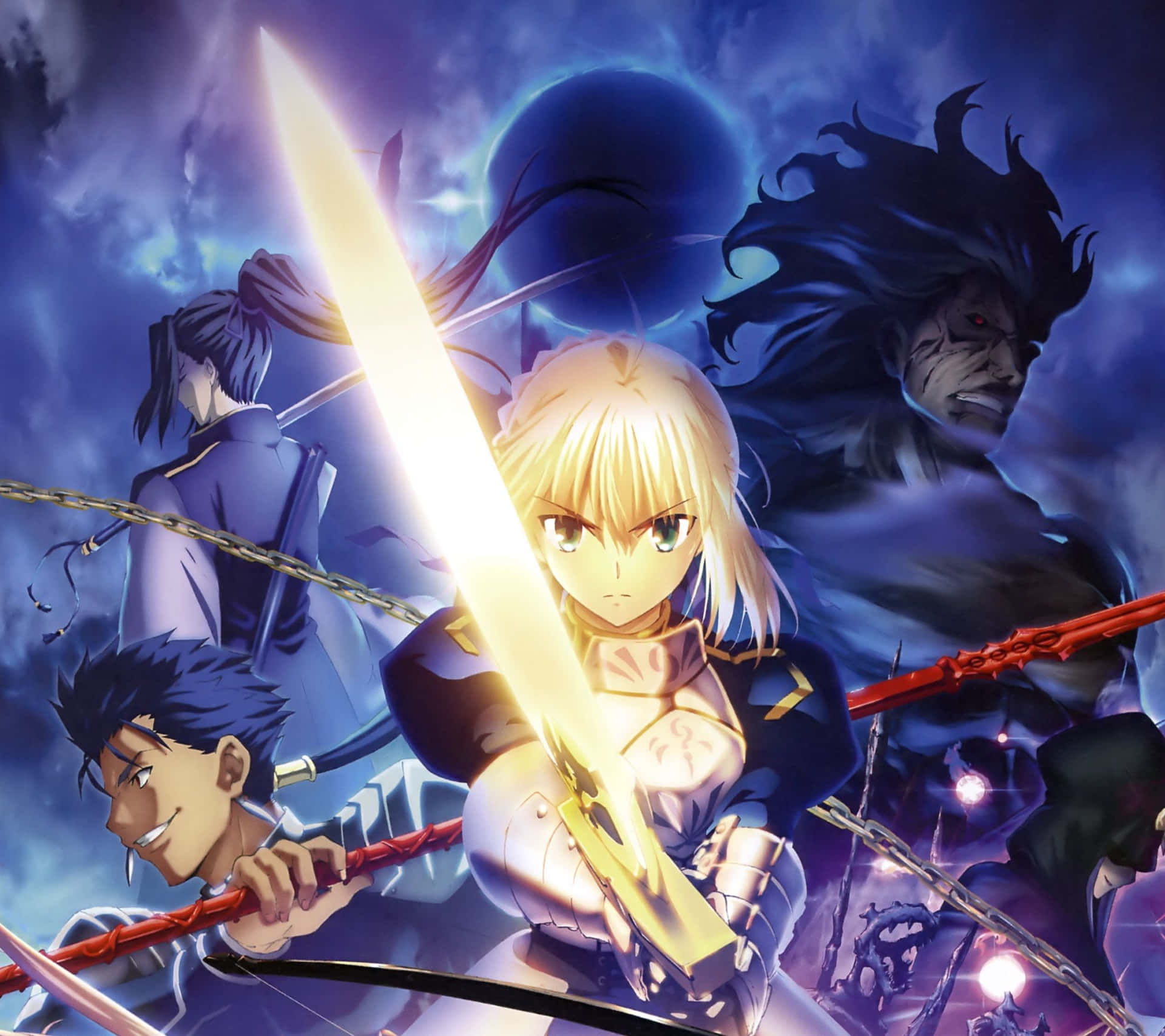 Saber Fate Stay Night With Servants Wallpaper