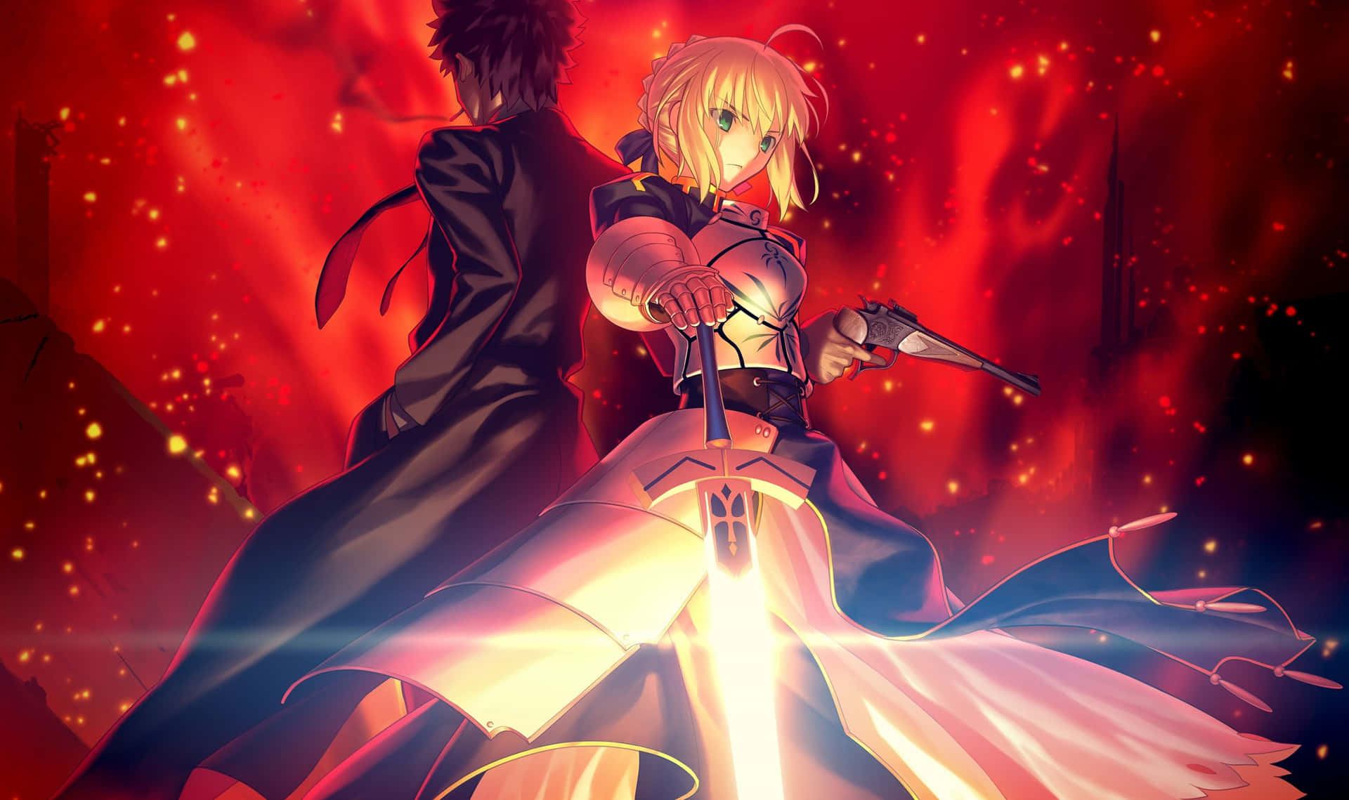 Download Saber Fate Stay Night Wallpaper Wallpapers Com