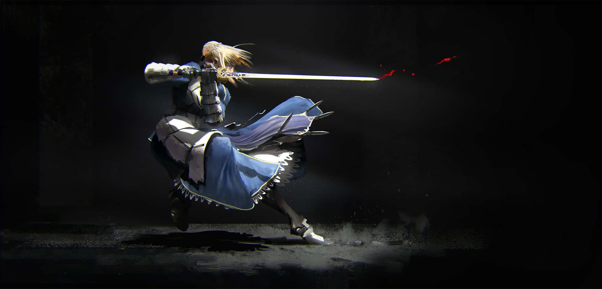 Saber Fate Stay Night Bloodied Sword Wallpaper