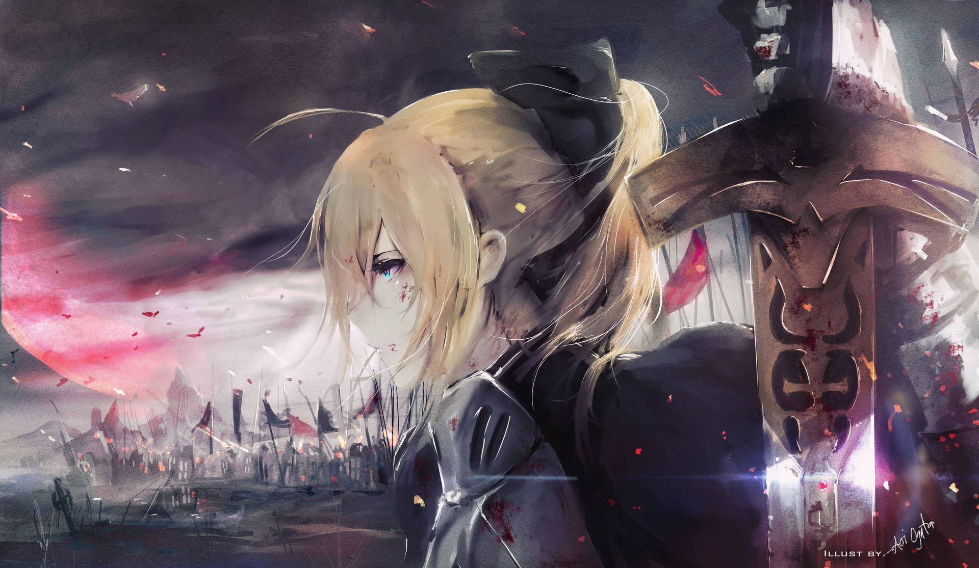 Saber Of Fate Series Background