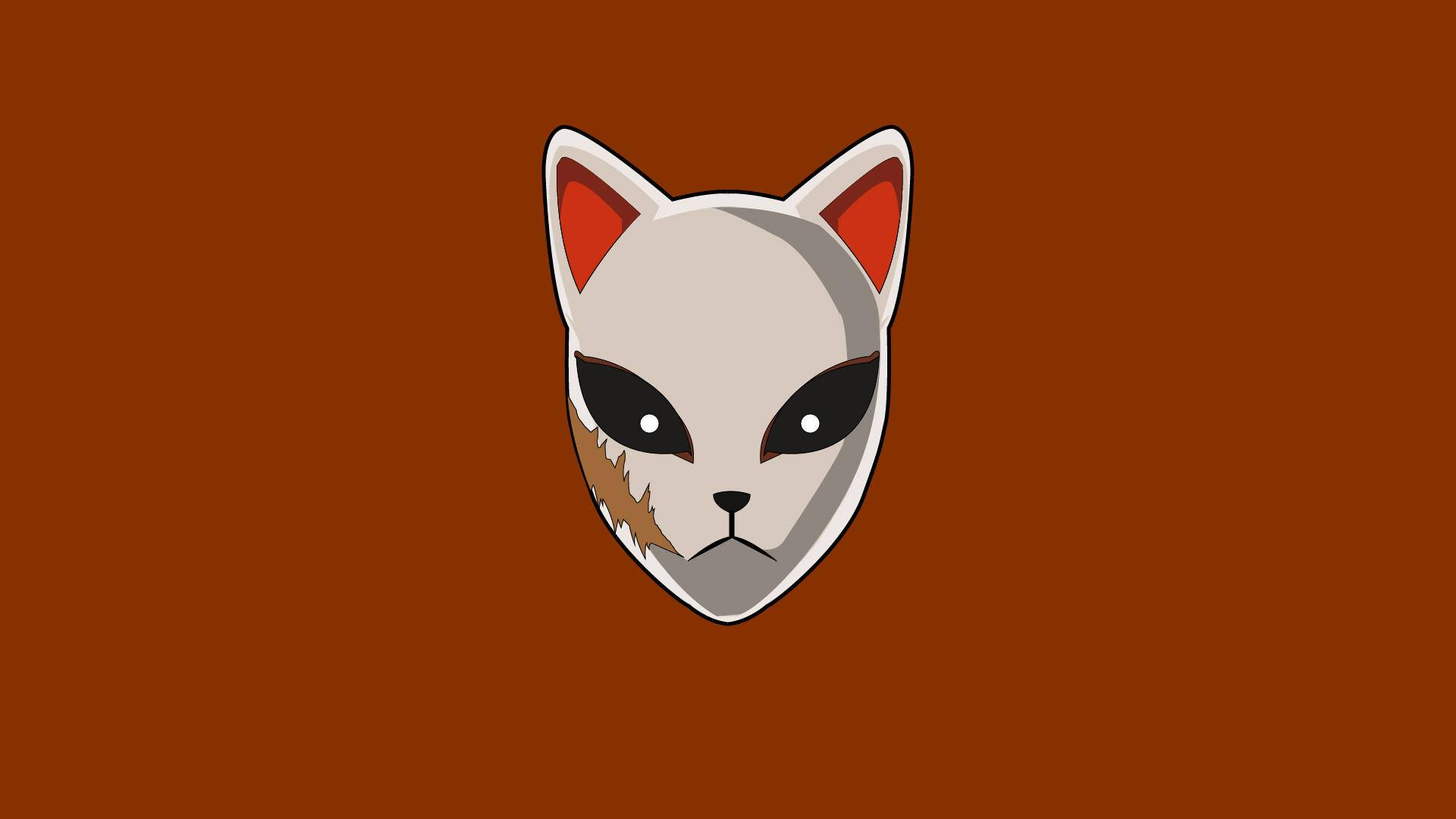 Sabito Cat Mask Wallpaper