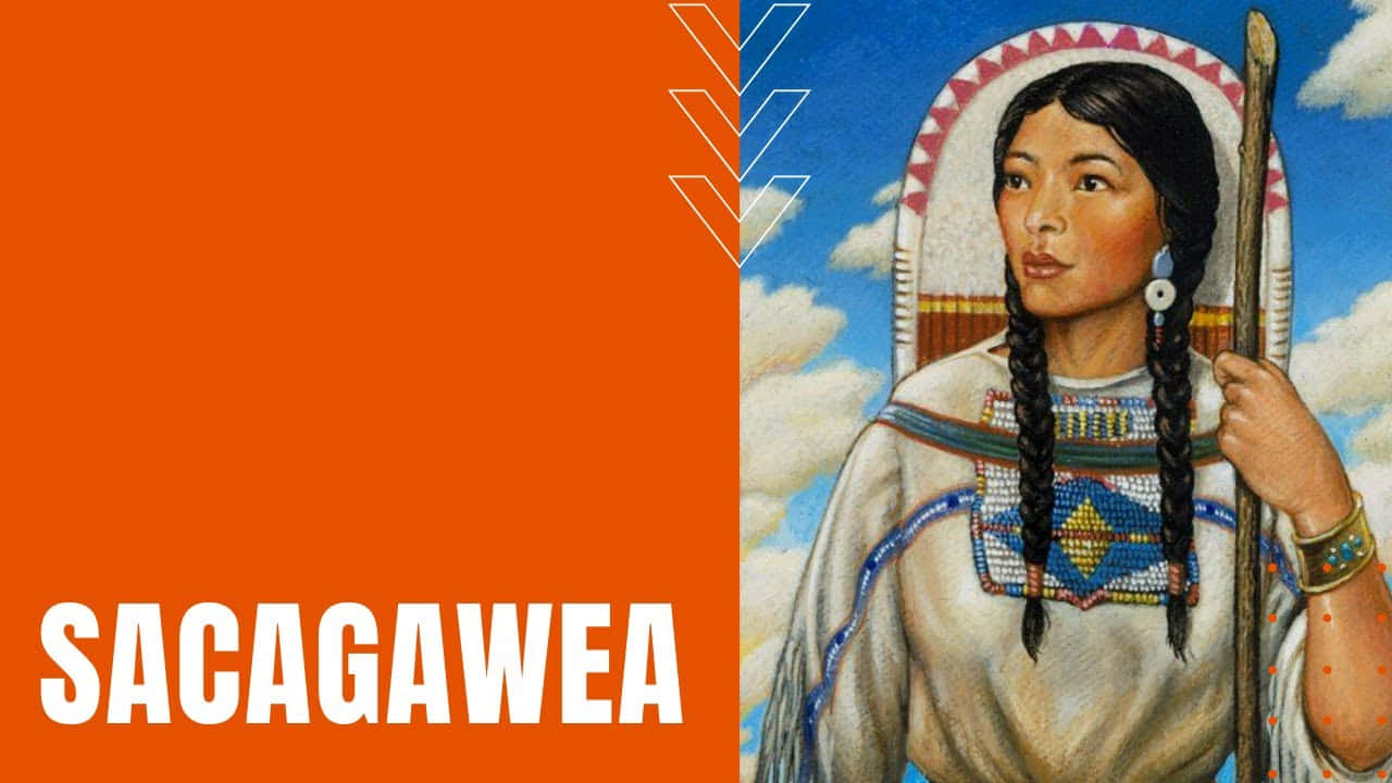 Sagawawa - A Native American Woman With A Spear