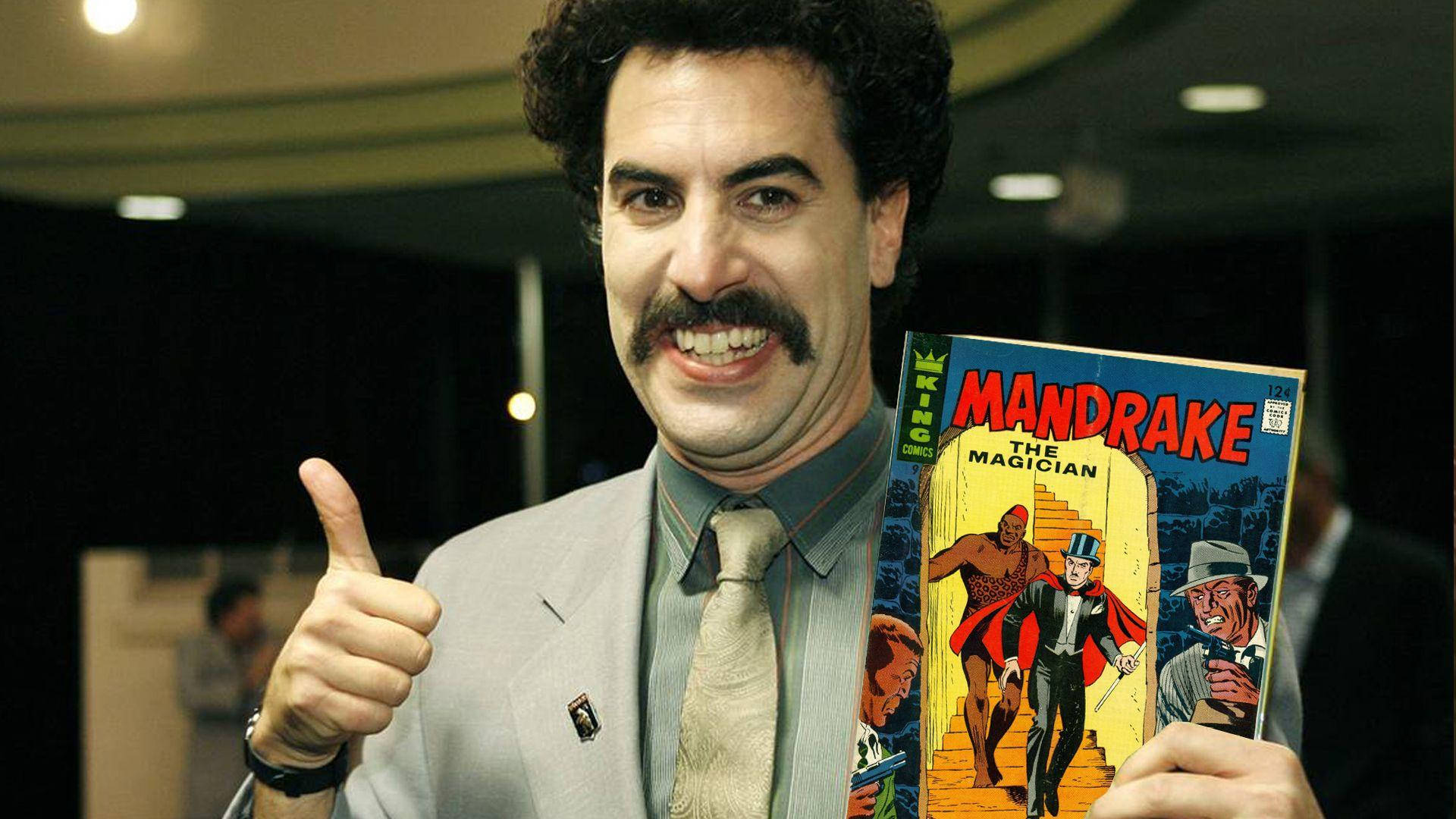 Sacha Baron Cohen Fiktive Karakter Borat Tapet Wallpaper