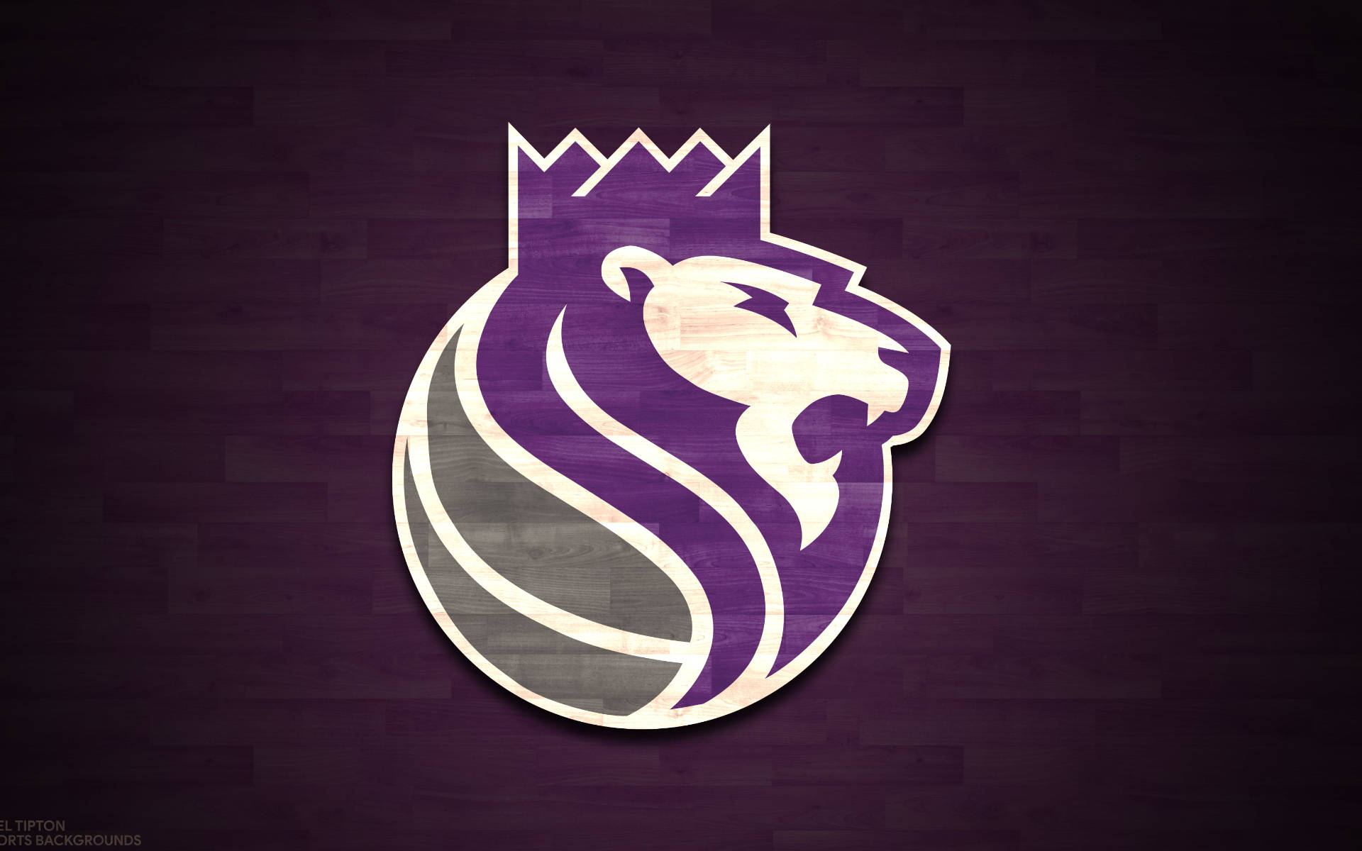 Sacramento Kings Løve Logo Tapet Wallpaper