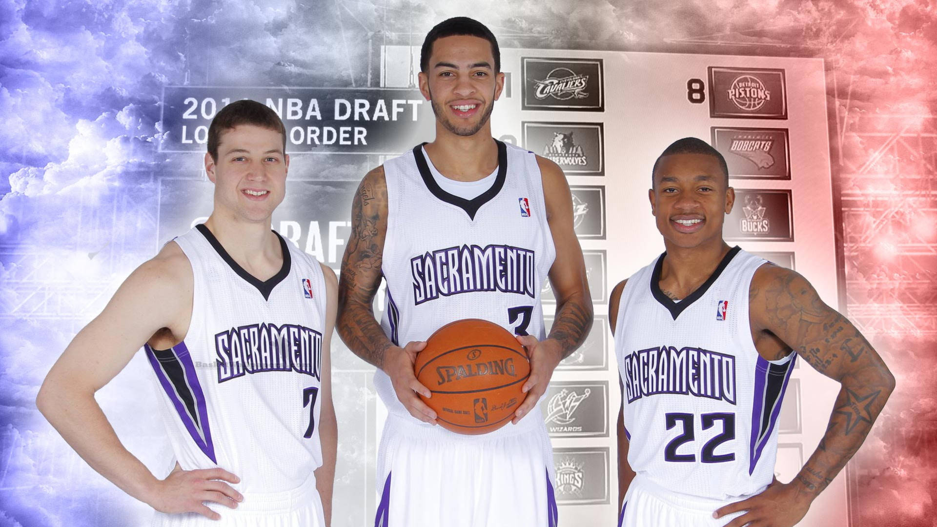 Sacramento Kings Players Digital Cover Wallpaper