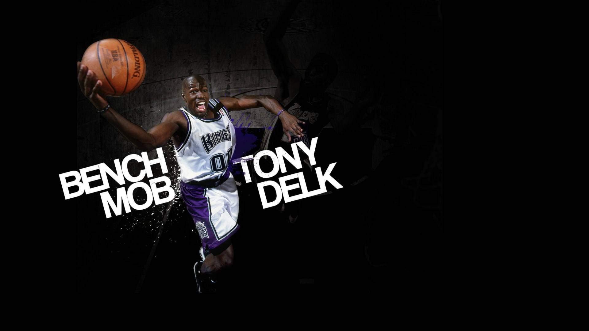 Sacramento Kings Tony Delk Digital Cover Wallpaper