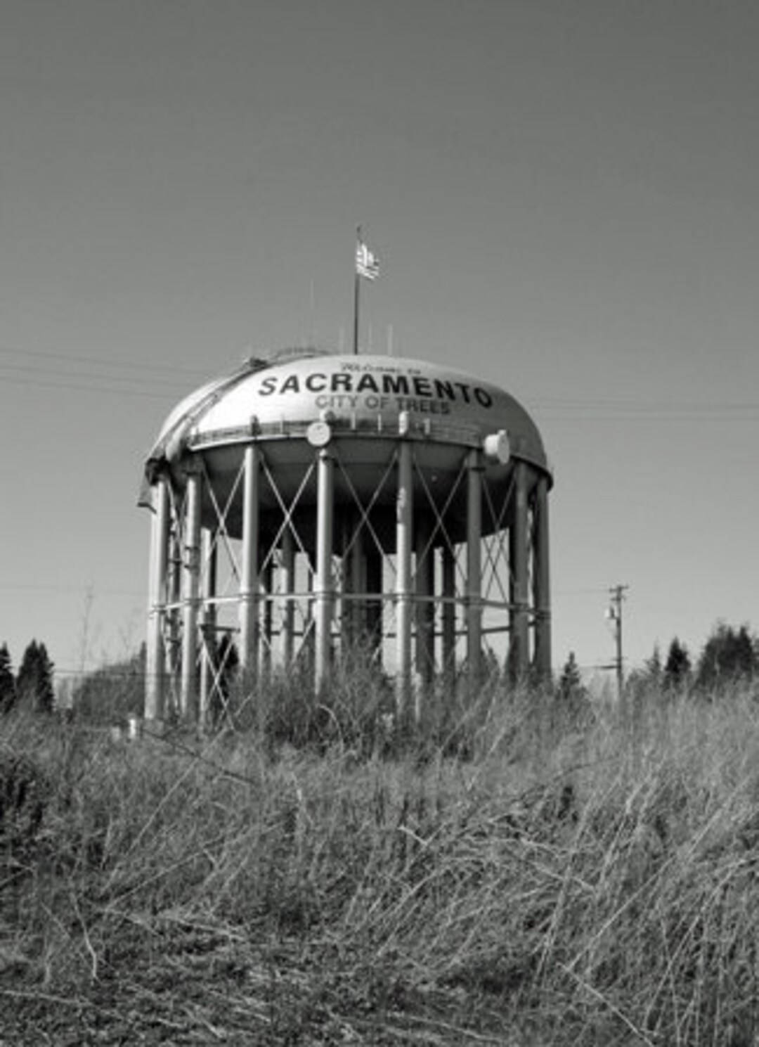 Torrede Água De Sacramento. Papel de Parede