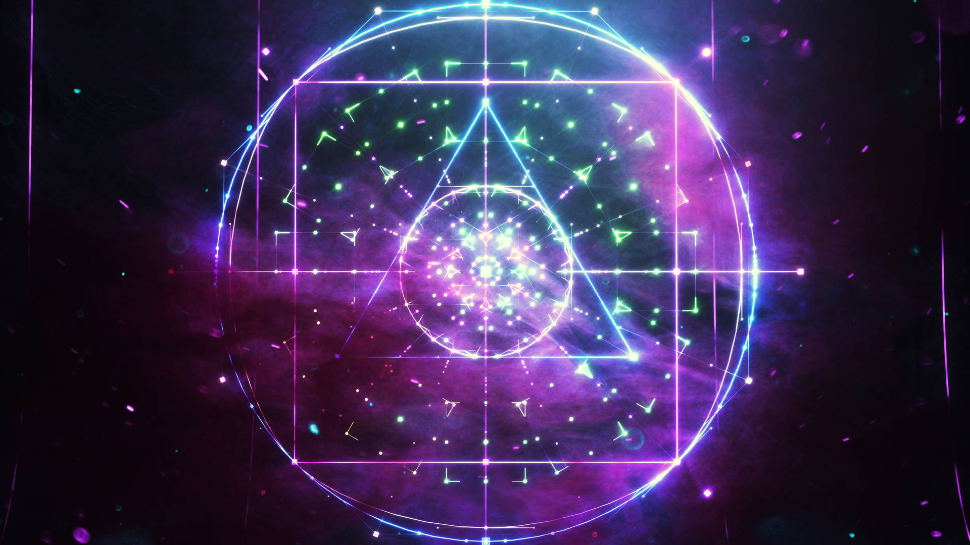 Sacred Geometry Spiritual Aesthetic Wallpaper