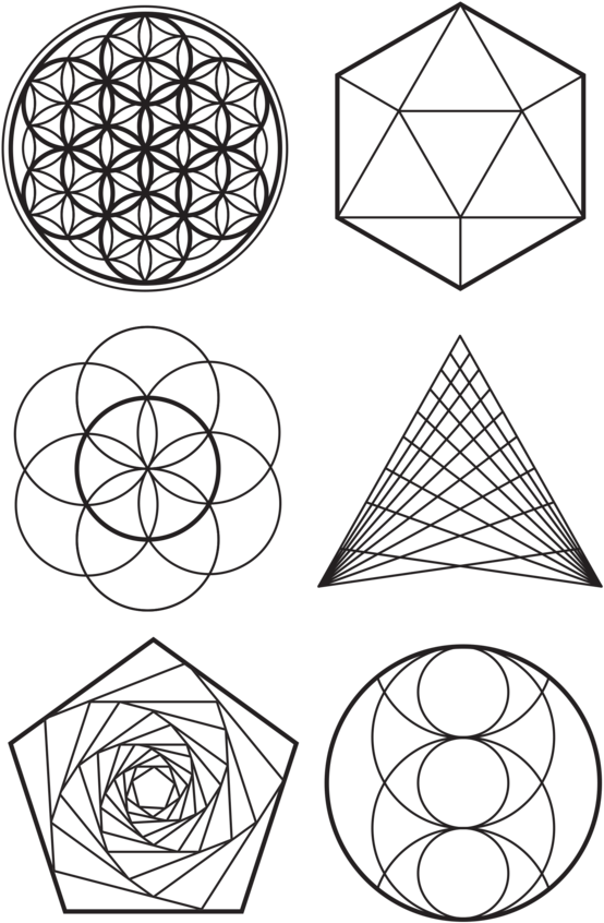 Sacred Geometry Symbols Collection PNG