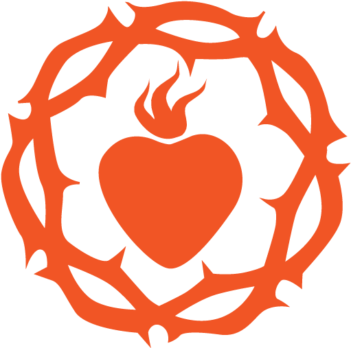 Sacred Heart Flame Graphic PNG