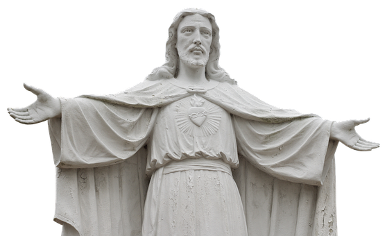 Sacred Heart Jesus Statue PNG