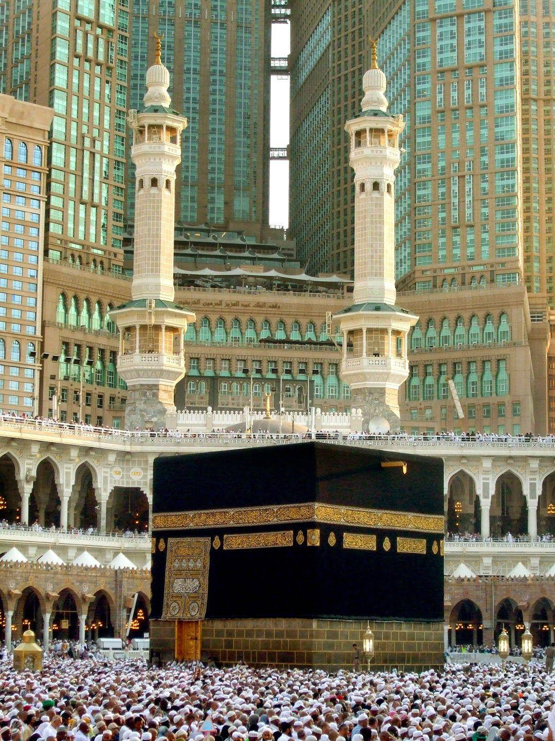 Sagradosantuario De La Kaaba En Makkah En Alta Definición. Fondo de pantalla