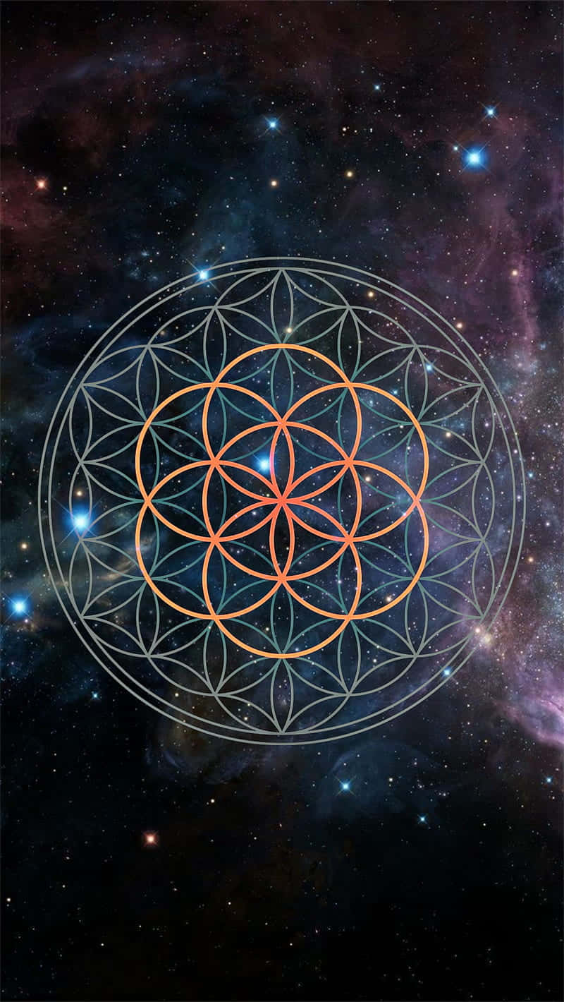 Sacred Space Illuminated - Spiritual Aura Wallpaper