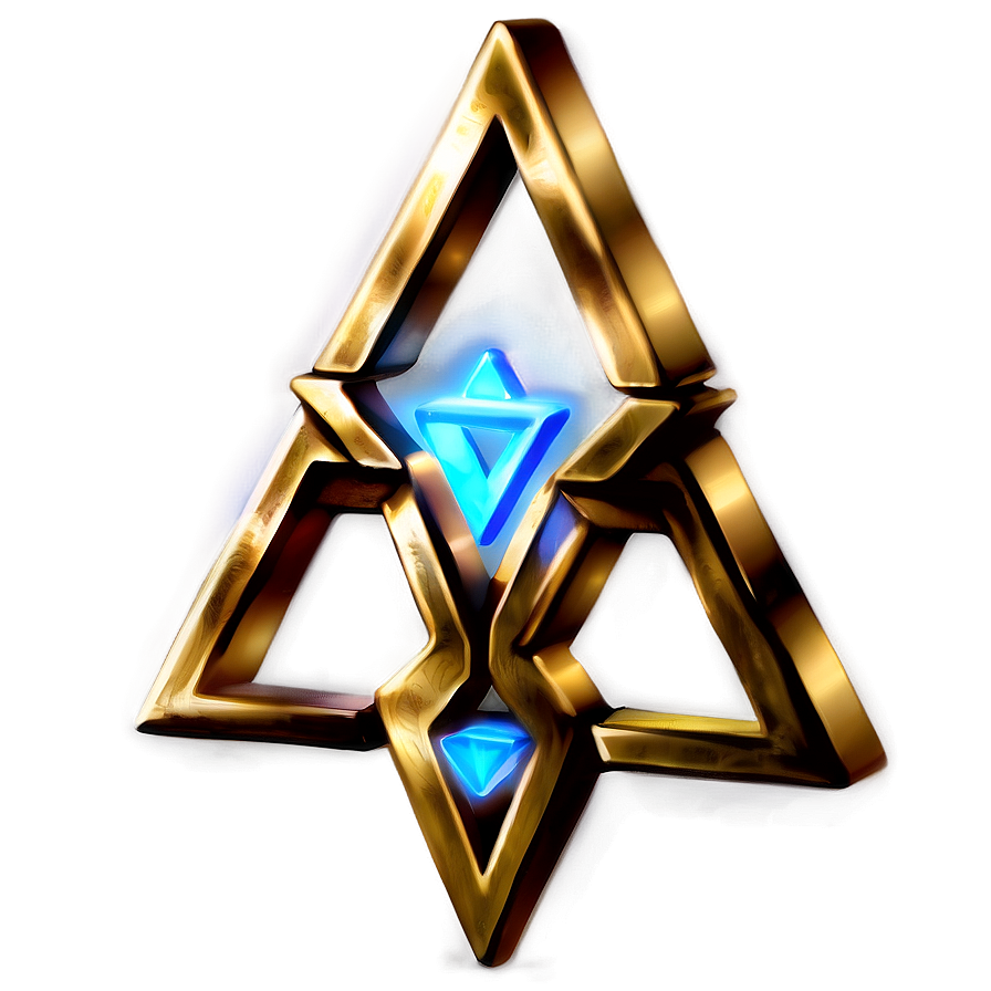 Download Sacred Triforce Illustration Png Pdy1 | Wallpapers.com