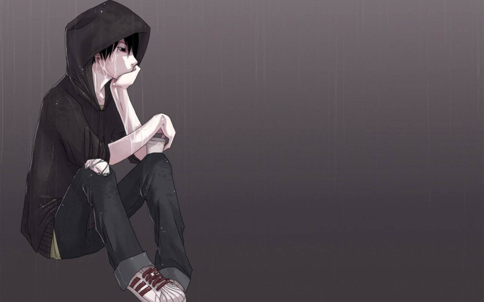 Sad Anime Boy Wallpapers on WallpaperDog