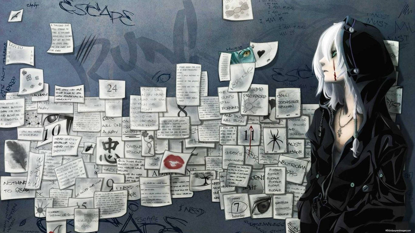 Download Sad Anime Killer Wallpaper 