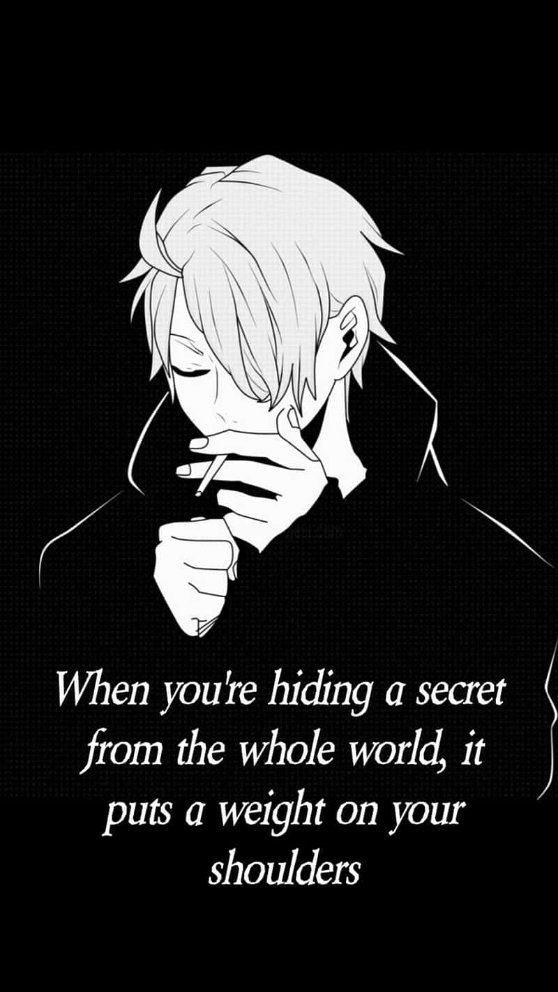 Download Sad Anime Quotes Wallpaper 