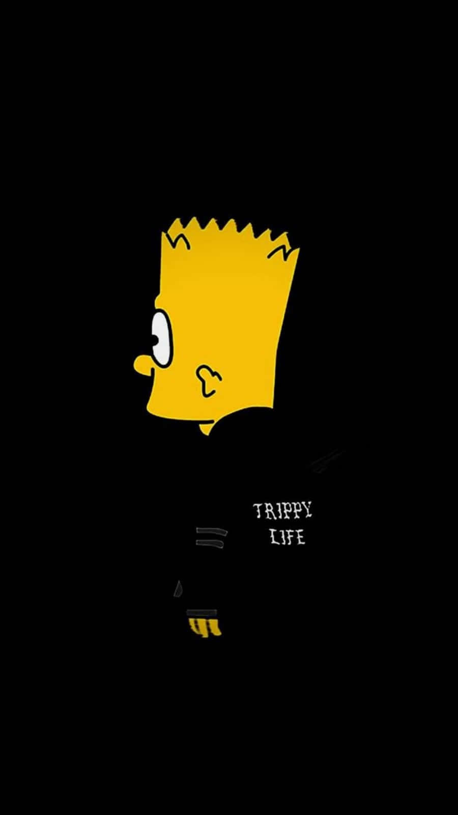 Bart Simpson Feeling Discouraged After His Phone Is Lost Wallpaper