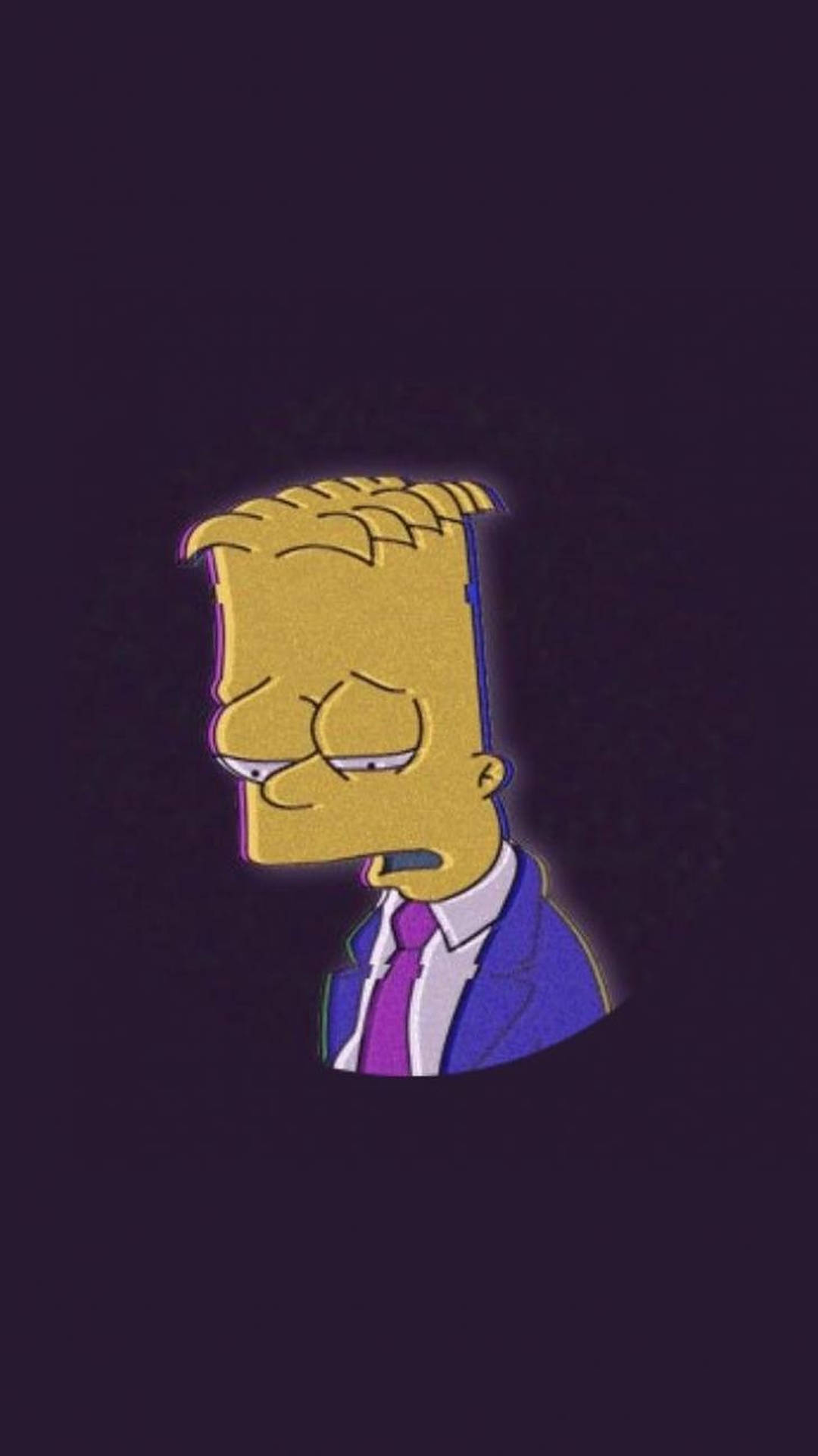 Sad Bart Simpsons Tuxedo Wallpaper
