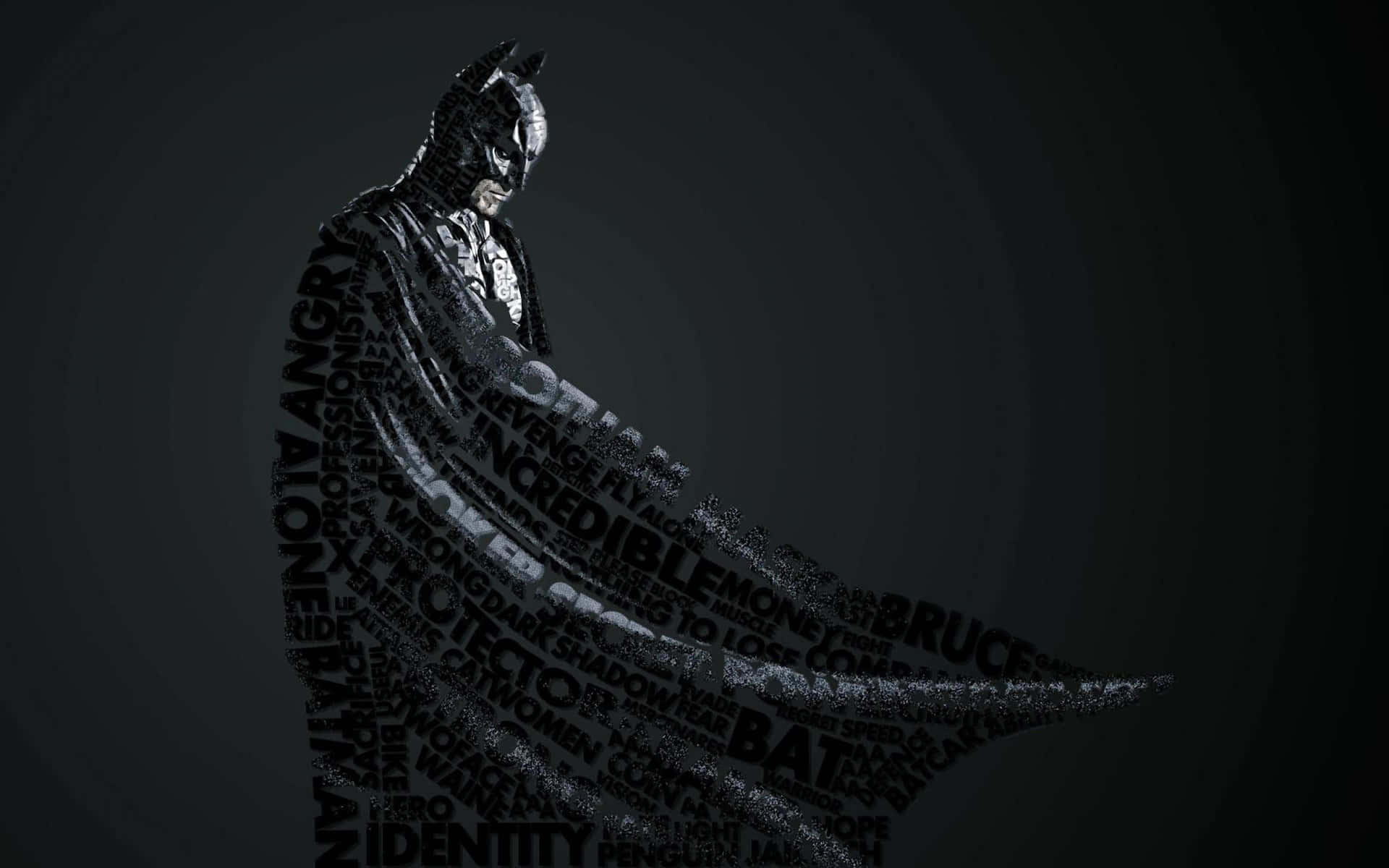 Sad Batman In Dark Shadows Wallpaper