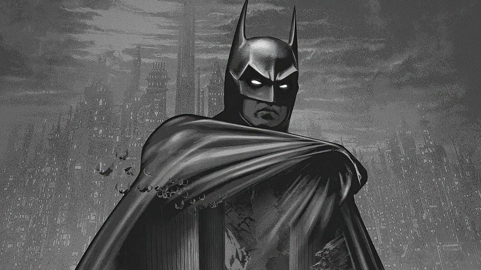 Sad Batman Reflection Wallpaper