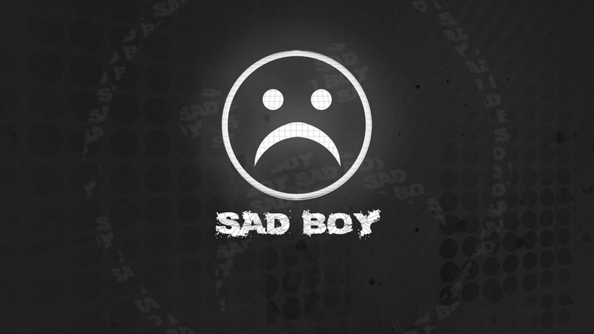 Caption: "Sad Boy in Solitude" Wallpaper