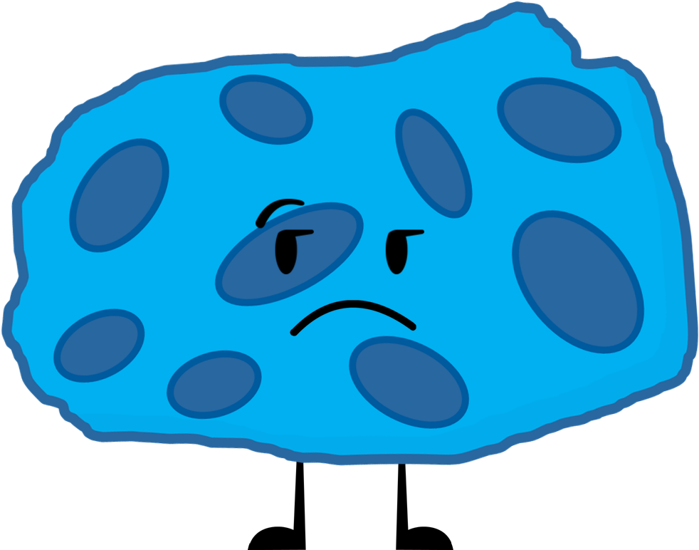 Sad Cartoon Asteroid PNG