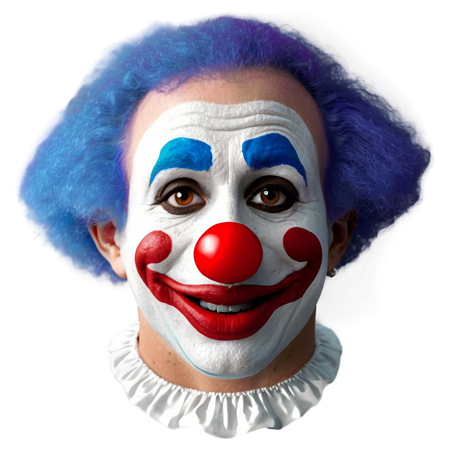 Sad Clown Portrait Png Hrl PNG
