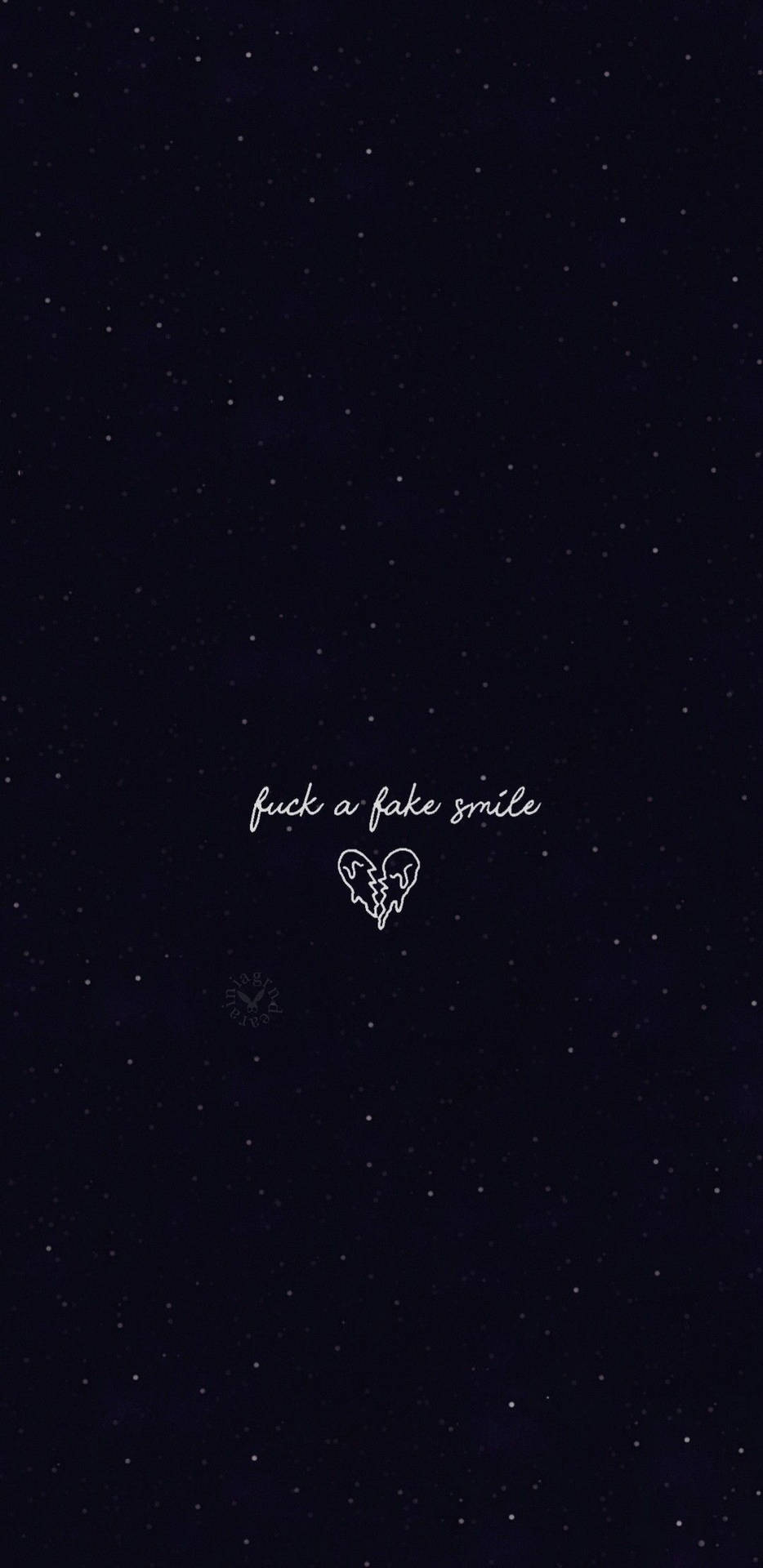 A Black Background With The Words'fear In Love'written On It Wallpaper