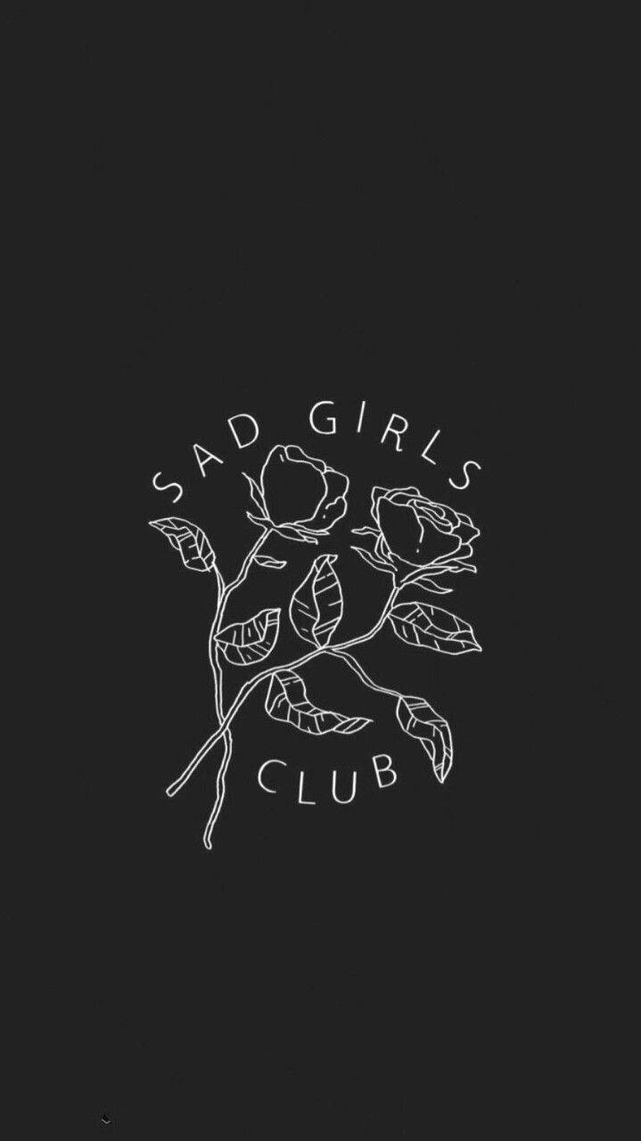 Sad Girls Club Logo Tapeter Wallpaper