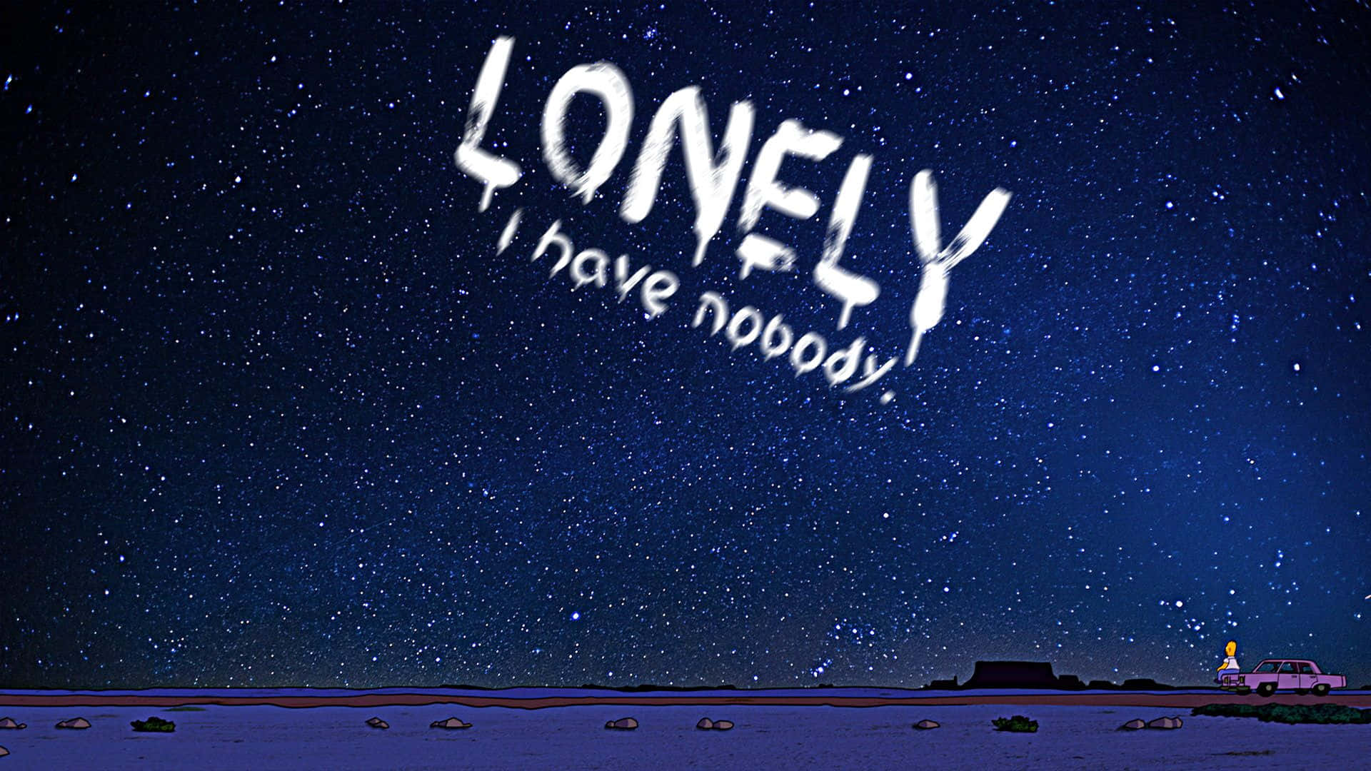Feeling lonely and overwhelmed Wallpaper