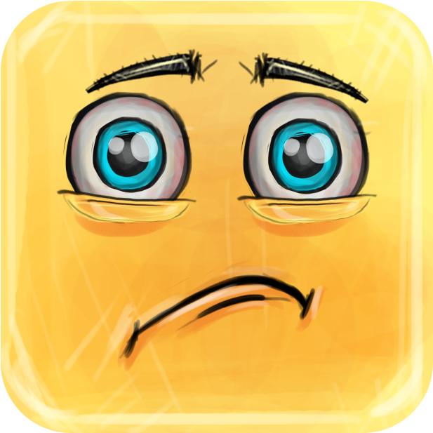 Sad Emoji Face Expression PNG