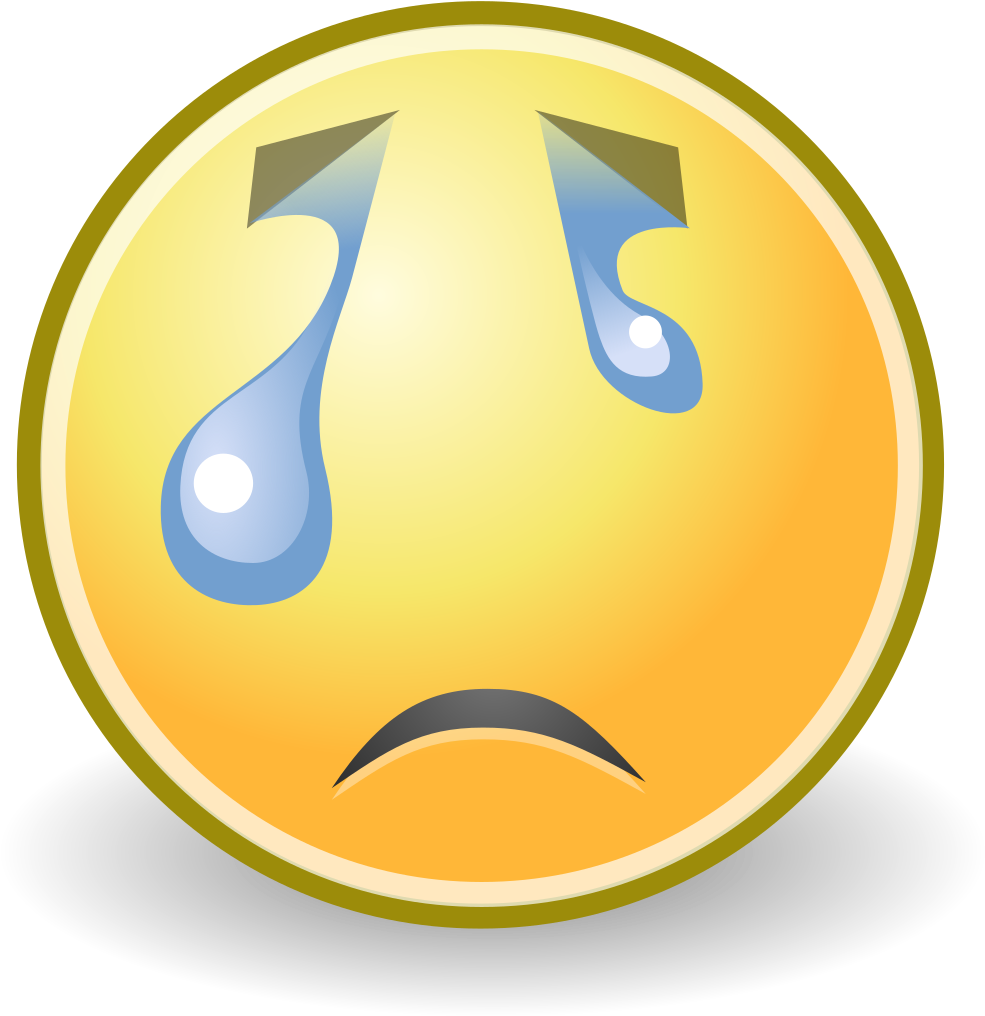 Sad Emojiwith Tears PNG