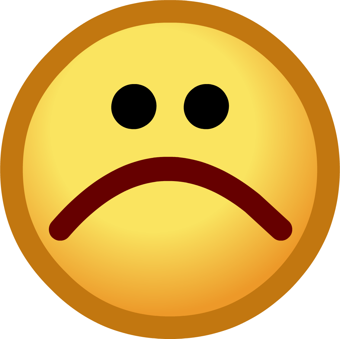 Sad Face Emoji Expression PNG
