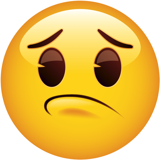 Download Sad Face Emoji Expression.png | Wallpapers.com