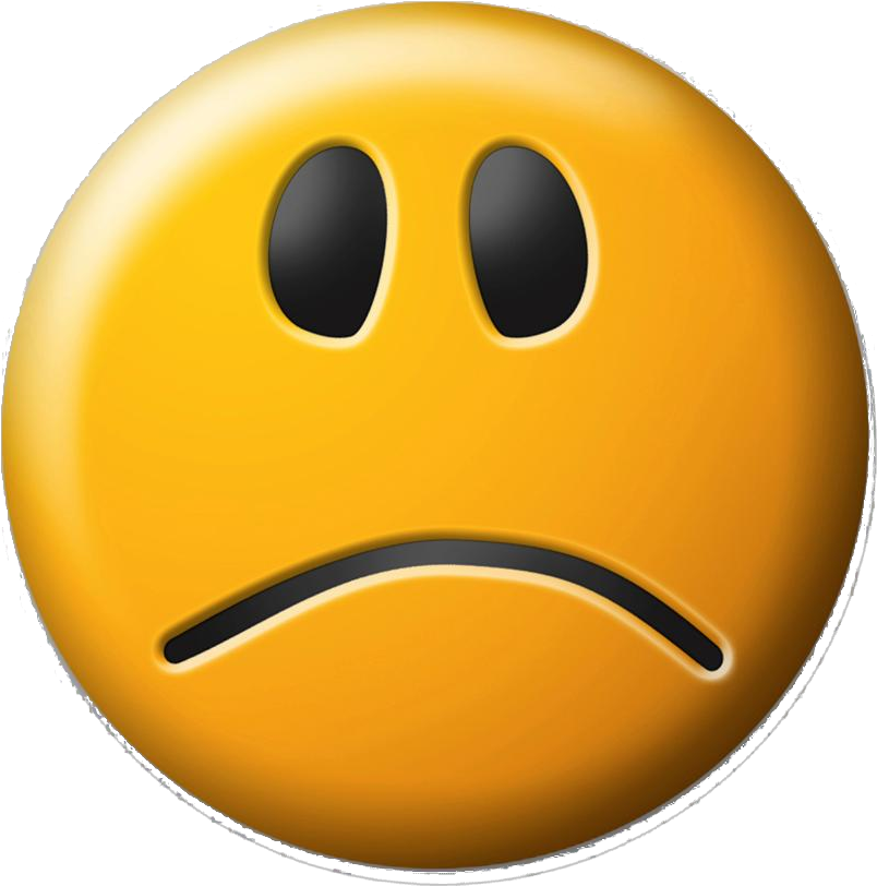 Sad Face Emoji Expression PNG