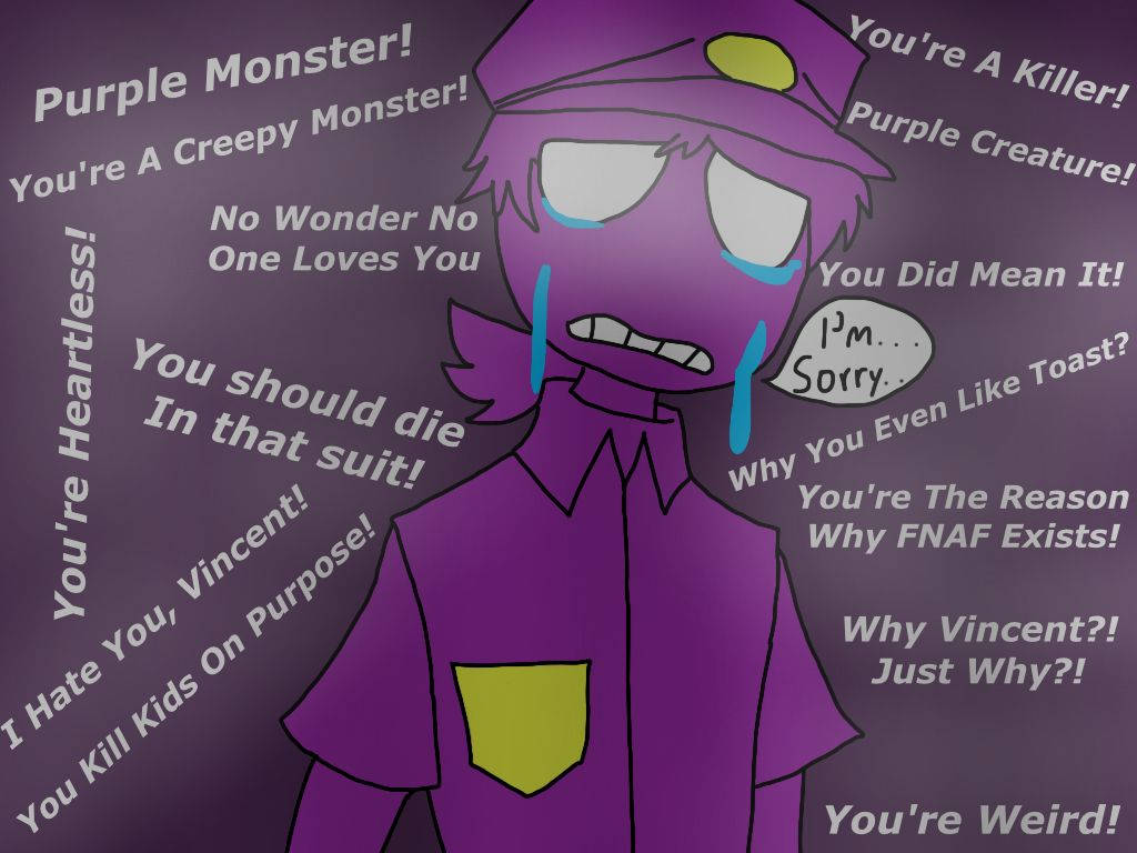 Sad Fnaf Purple Guy Wallpaper